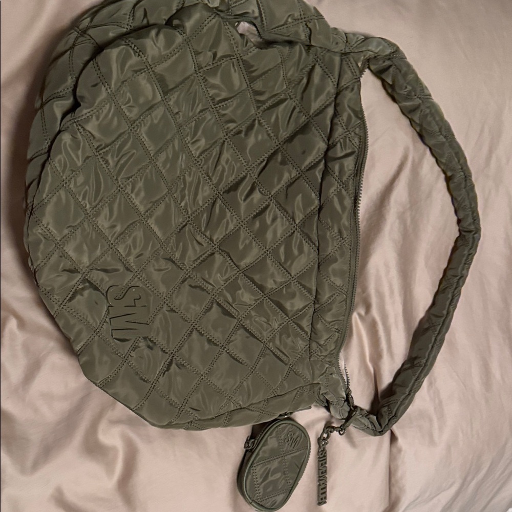 Steve Madden Olive Quilted Shoulder Bag